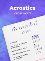 Acrostics－Cross Word Puzzles