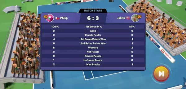 Mini Tennis: Perfect Smash
