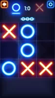 Tic Tac Toe Glow: 2 Players