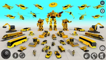 Incredible Robot Game Car Game