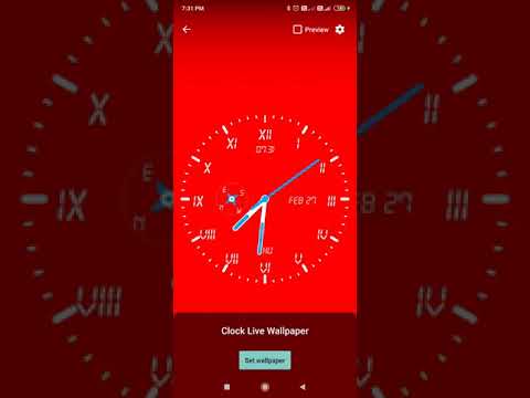 Clock Live Wallpaper