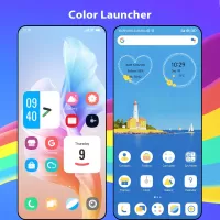 Color Launcher, cool themes