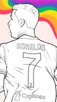 Draw Coloring Football Players
