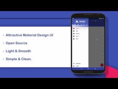 Material Design Android File Manager - Amaze File Manager Official Preview