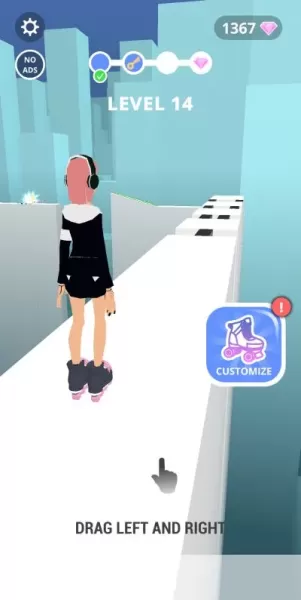 Sky Roller: Rainbow Skating