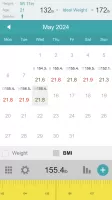 Weight Calendar