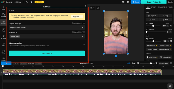 How to use YouTube's AI Auto Dubbing?
