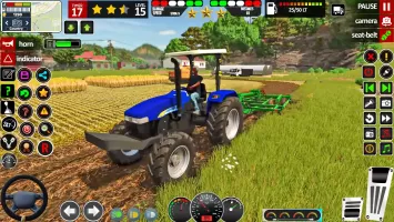 US Farming Tractor Games 3d