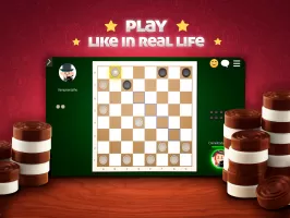 Checkers Online: board game