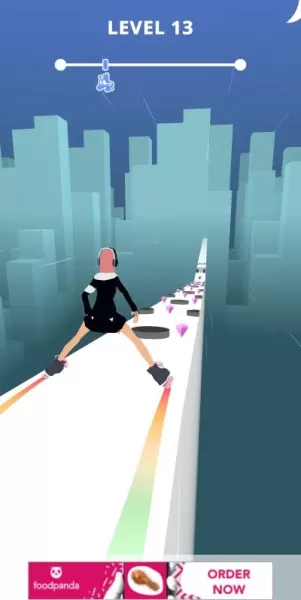 Sky Roller: Rainbow Skating