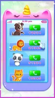 Unicorn toy phone for girls