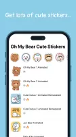 Oh My Bear Cute Stickers