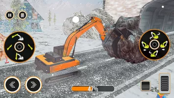 Snow Excavator Construction 3D