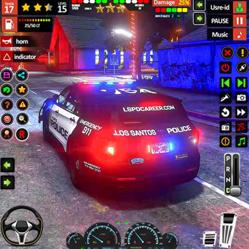 US Police Chase: Cop Car Games