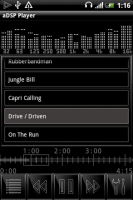 player with parametric eq