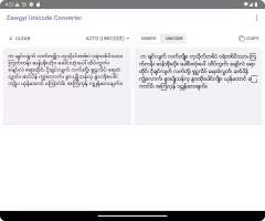 Zawgyi Unicode Converter