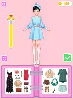 Sticker Doll DIY Dressup Diary