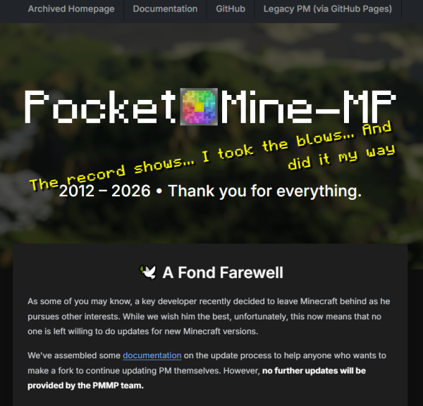 PocketMine-MP (Not official)