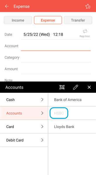 Money Manager Expense & Budget