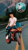 Man Bike Rider Photo Editor