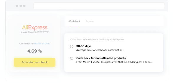 Cashback service Megabonus