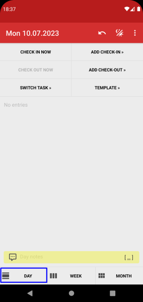 Time Recording - Timesheet App