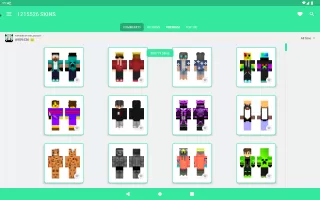 Skins-MASTER for Minecraft