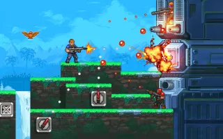 Gun Force Side-scrolling Game