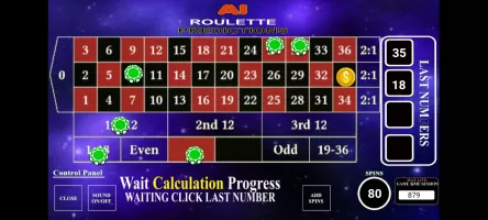 AI Roulette Predictions