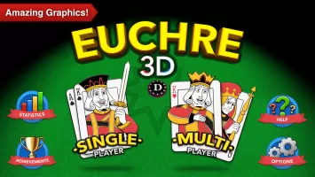 Euchre 3D Card Game Online