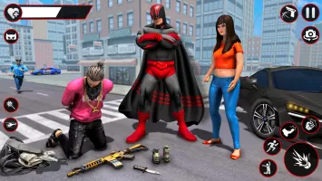Bat Hero Dark Crime City Game