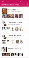 Cat Memes Stickers WASticker