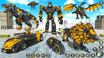 Robot Transform Robot Car Game