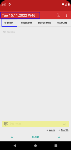 Time Recording - Timesheet App