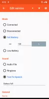 Battery Sound Notification