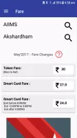 Delhi Metro Nav Fare Route Map