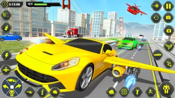 Muscle Car Robot Car Game