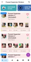 Puneet Superstar Stickers