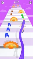 LongHair Girl Runner Hair 3D