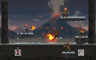 Gun Force Side-scrolling Game