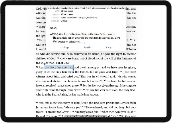 Logos Bible Study App