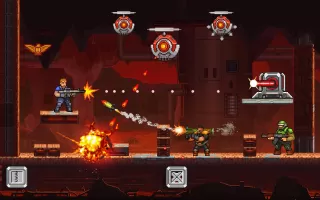 Gun Force Side-scrolling Game