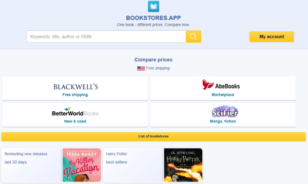 Bookstores.app: compare prices