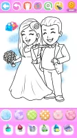 Princess Wedding Coloring Game