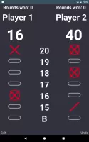 Darts Score Easy Scoreboard