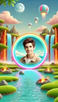 Waterfall Photo Frames Editor
