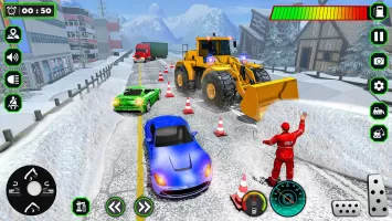 Snow Excavator Simulator Game