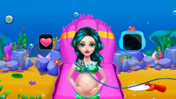 Pregnant Mermaid Mommy Salon