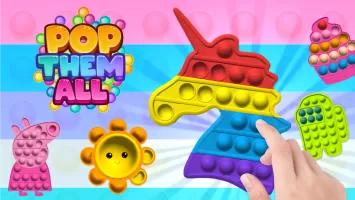 Pop It! Fidget Toys 3D Poppet