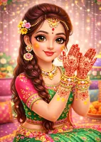 Indian Wedding Dress-up